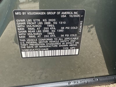 2026 Volkswagen Atlas Cross Sport 2.0T SEL