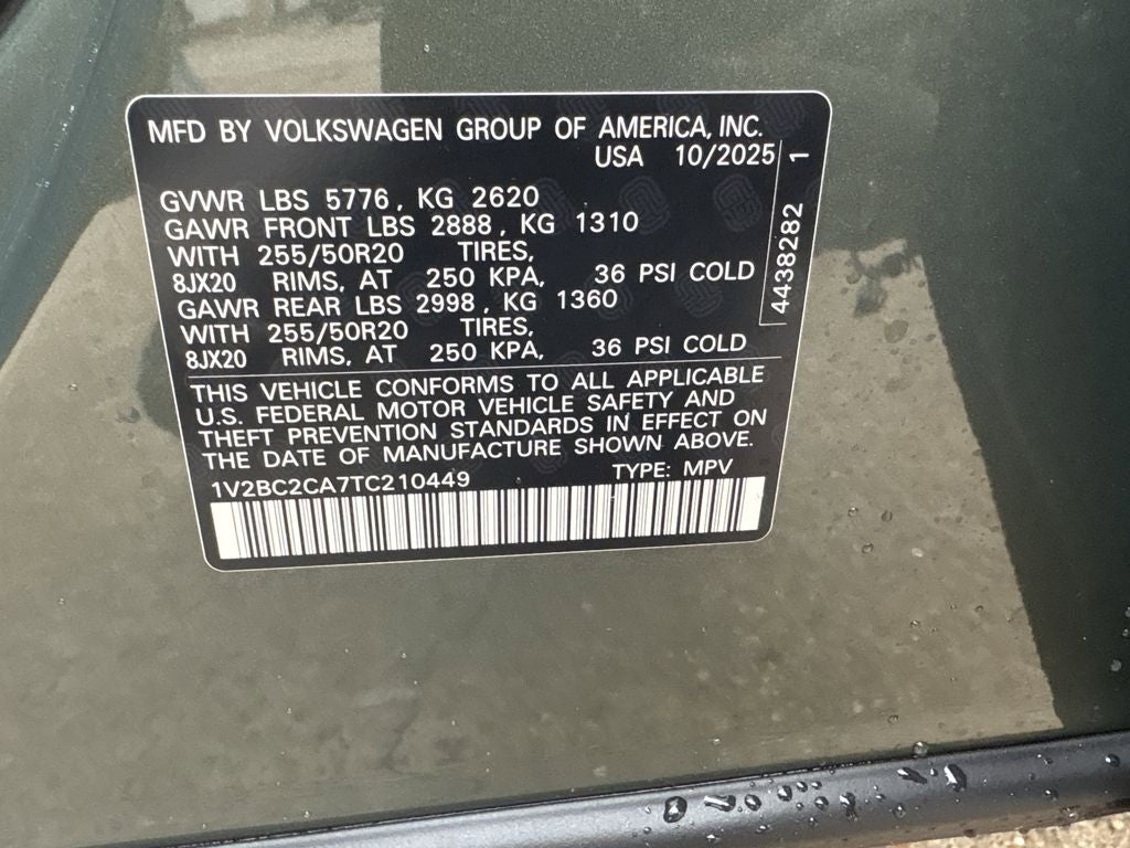 2026 Volkswagen Atlas Cross Sport 2.0T SEL