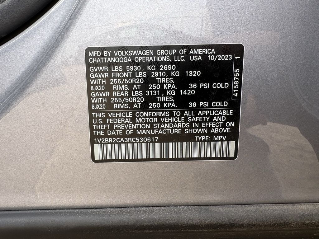 2024 Volkswagen Atlas 2.0T SEL