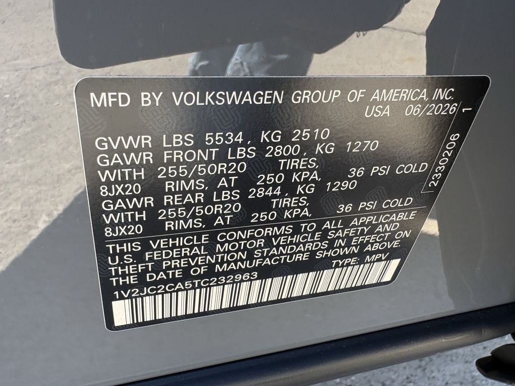 2026 Volkswagen Atlas Cross Sport 2.0T SE W/TECHNOLOGY