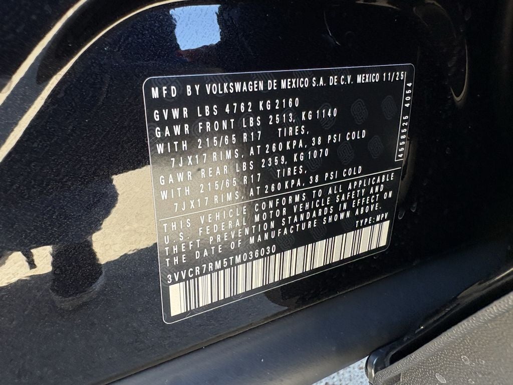 2026 Volkswagen Tiguan 2.0T S