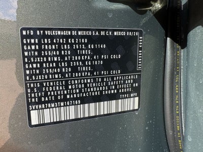 2026 Volkswagen Tiguan 2.0T SE R-Line Black
