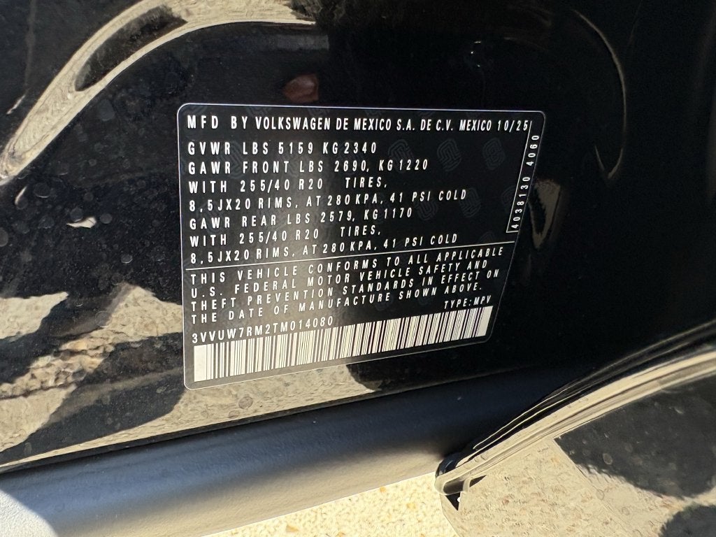 2026 Volkswagen Tiguan 2.0T SEL R-Line Turbo
