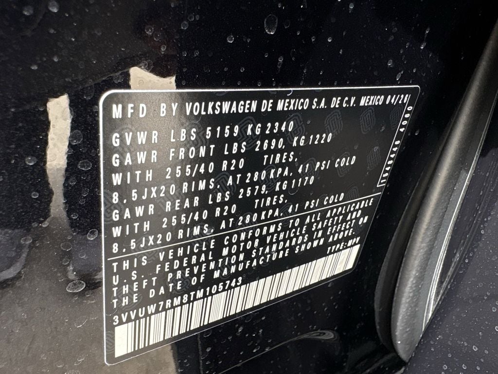 2026 Volkswagen Tiguan 2.0T SEL R-Line Turbo