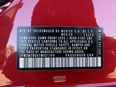 2026 Volkswagen Jetta GLI 2.0T Autobahn