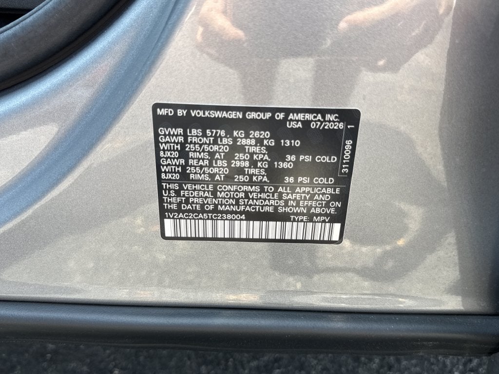 2026 Volkswagen Atlas Cross Sport SEL R-Line Black