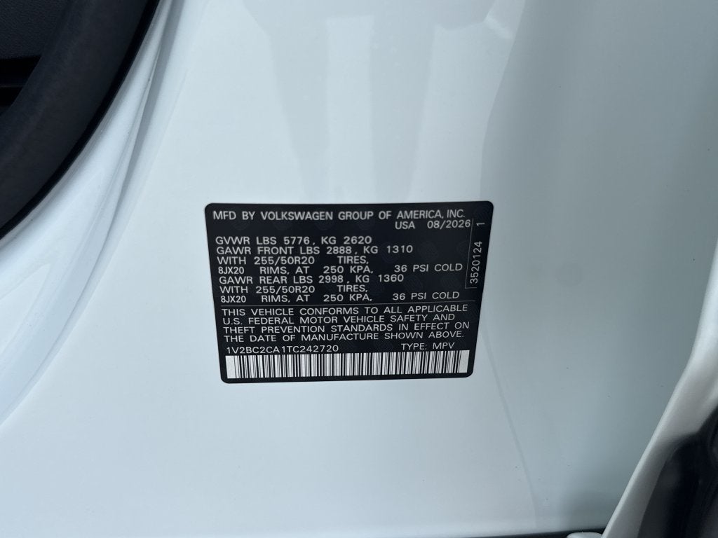 2026 Volkswagen Atlas Cross Sport SEL