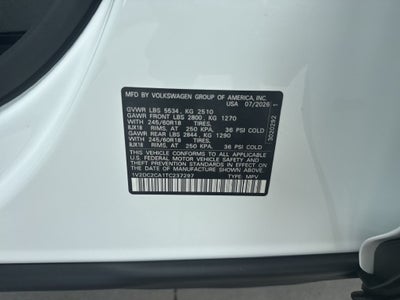 2026 Volkswagen Atlas Cross Sport SE