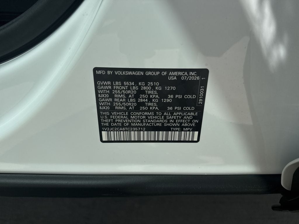 2026 Volkswagen Atlas Cross Sport SE w/Technology