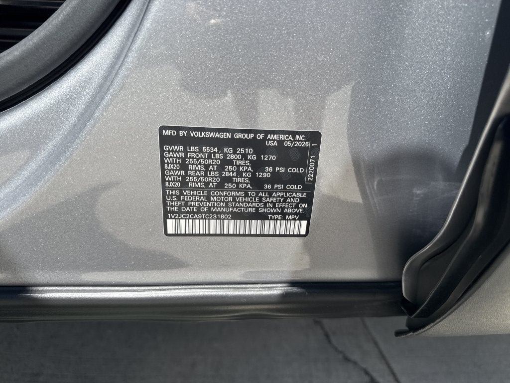 2026 Volkswagen Atlas Cross Sport SE w/Technology