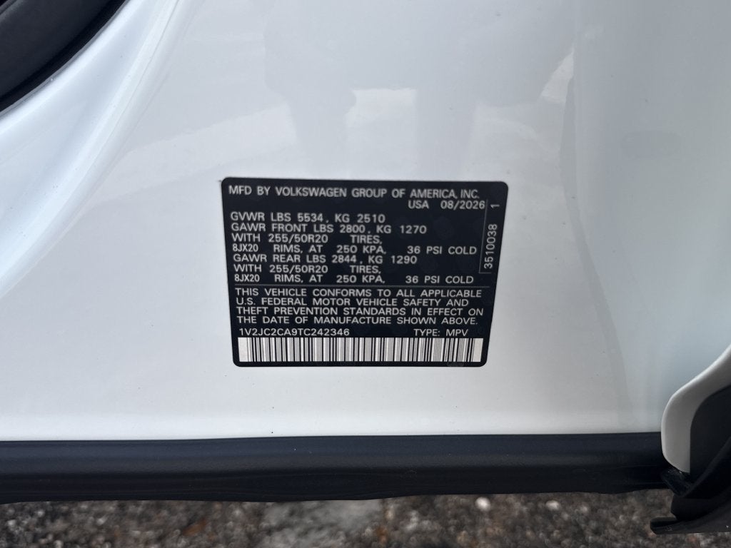 2026 Volkswagen Atlas Cross Sport SE w/Technology