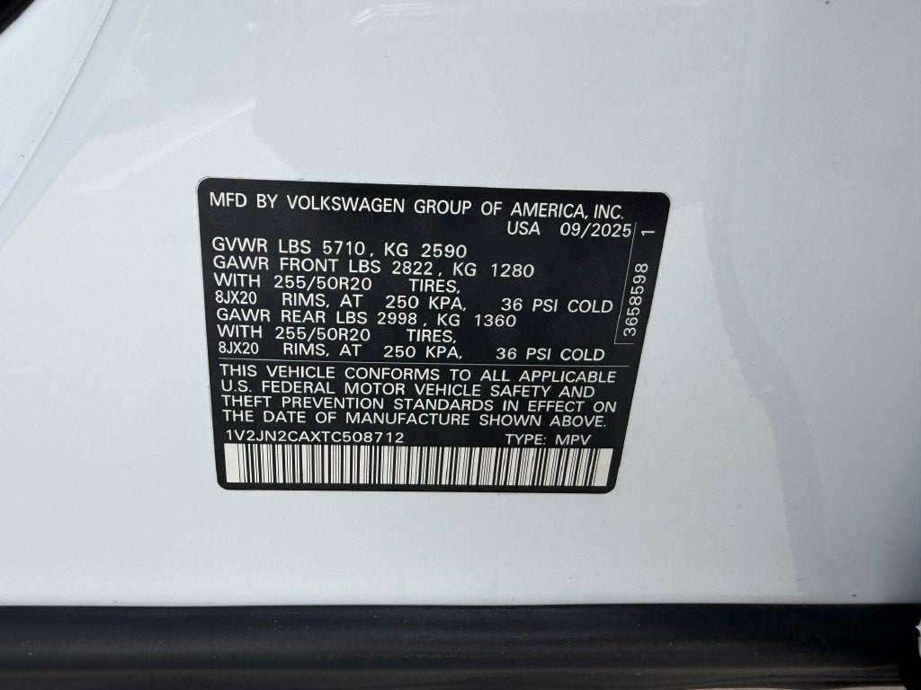 2026 Volkswagen Atlas SE w/Technology