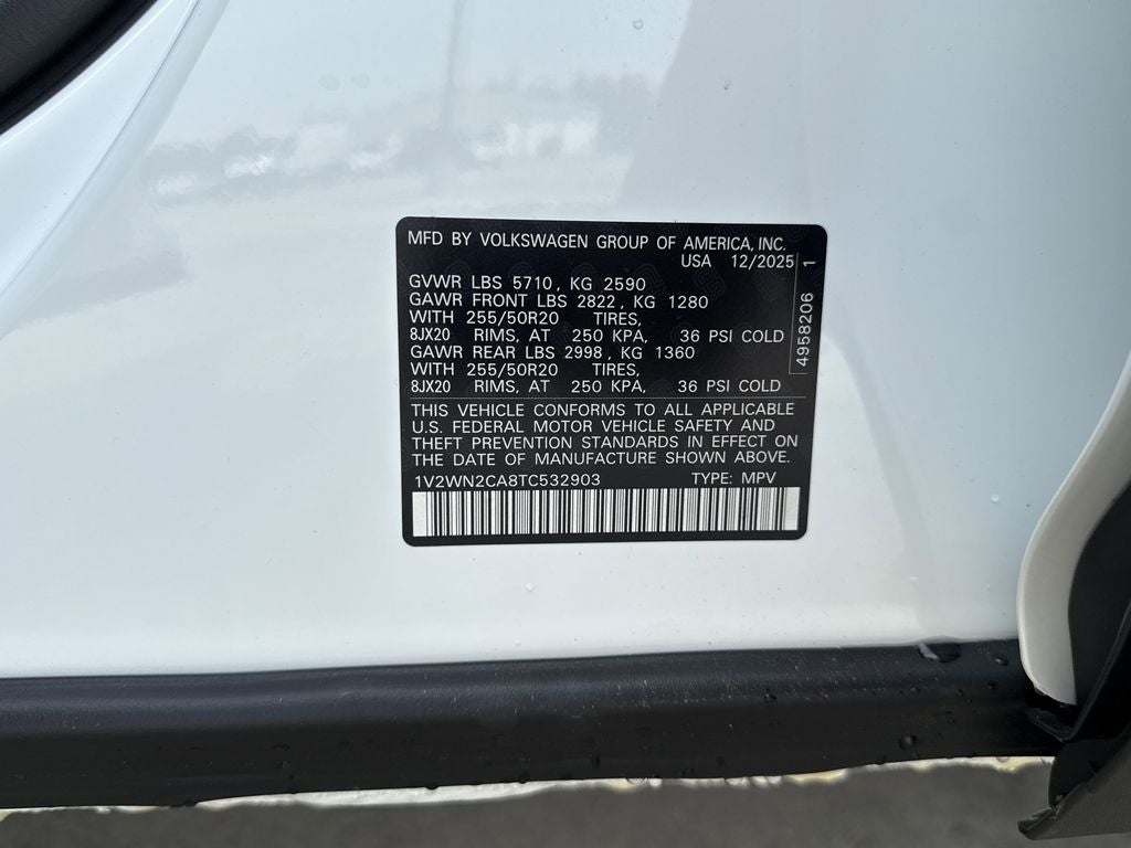 2026 Volkswagen Atlas SE w/Technology