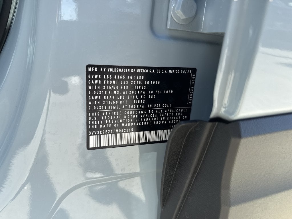 2026 Volkswagen Taos 1.5T SE Black