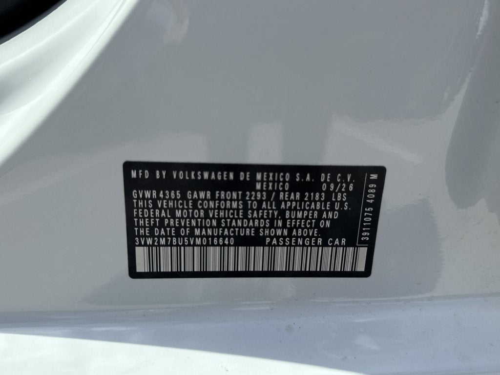 2027 Volkswagen Jetta GLI 2.0T Autobahn