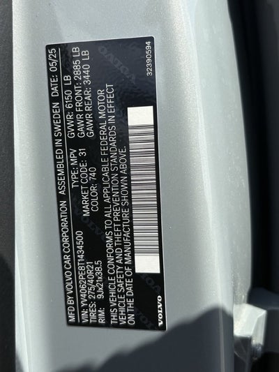 2026 Volvo XC90 B6 Plus 7-Seater