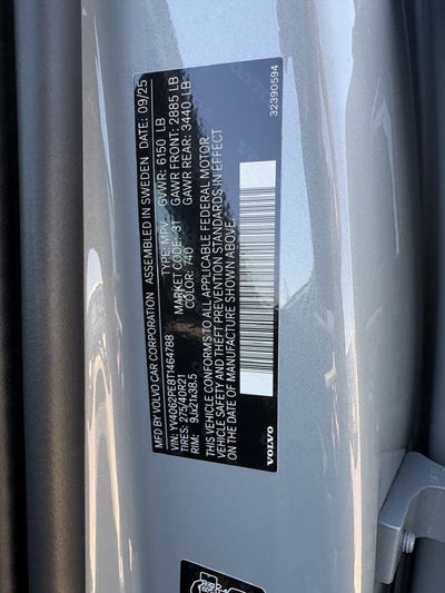 2026 Volvo XC90 B6 Plus 7-Seater