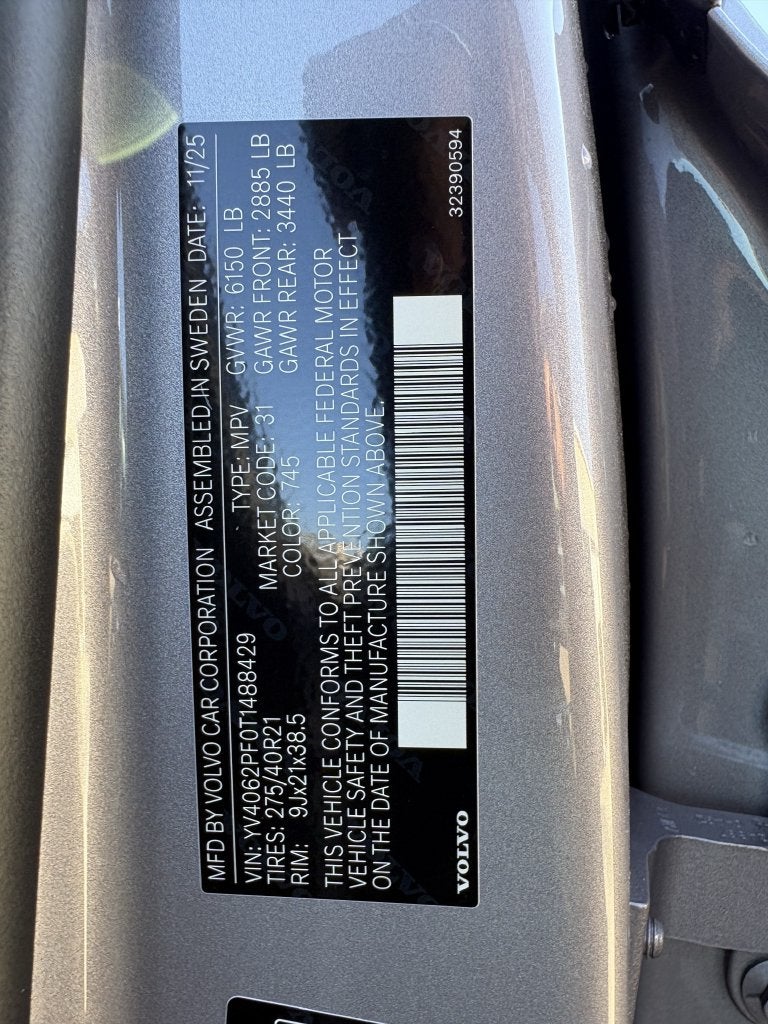 2026 Volvo XC90 B6 Ultra