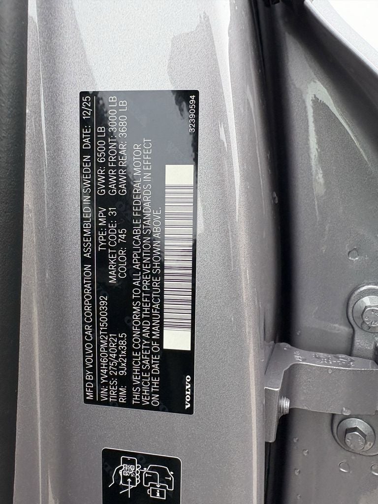 2026 Volvo XC90 Plug-In Hybrid T8 Ultra