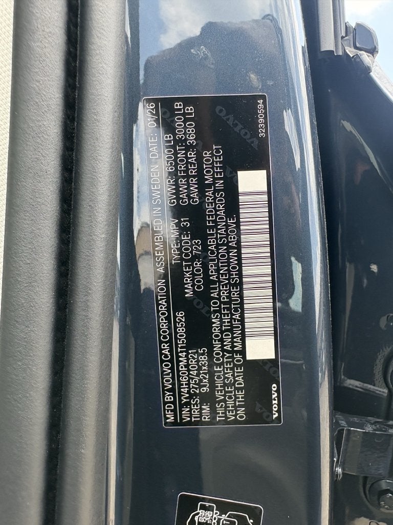 2026 Volvo XC90 Plug-In Hybrid T8 Ultra