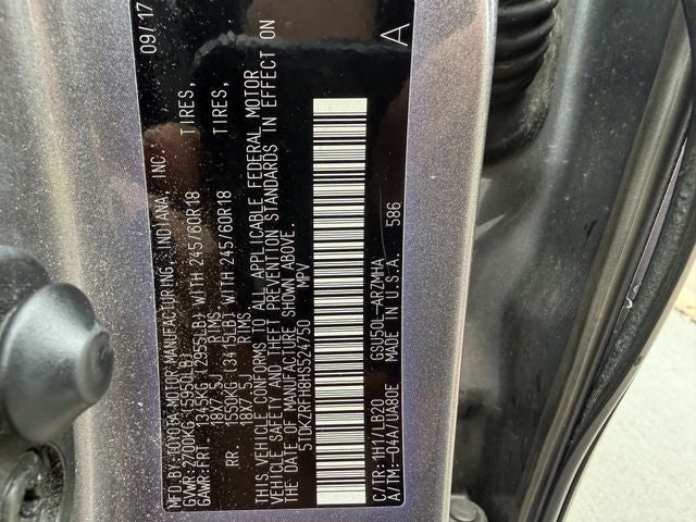 2017 Toyota Highlander XLE