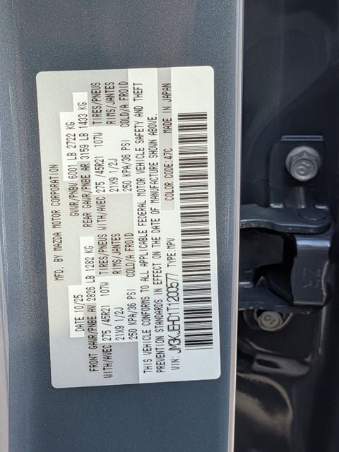 2026 Mazda Mazda CX-70 3.3 Turbo Premium Plus In Transit