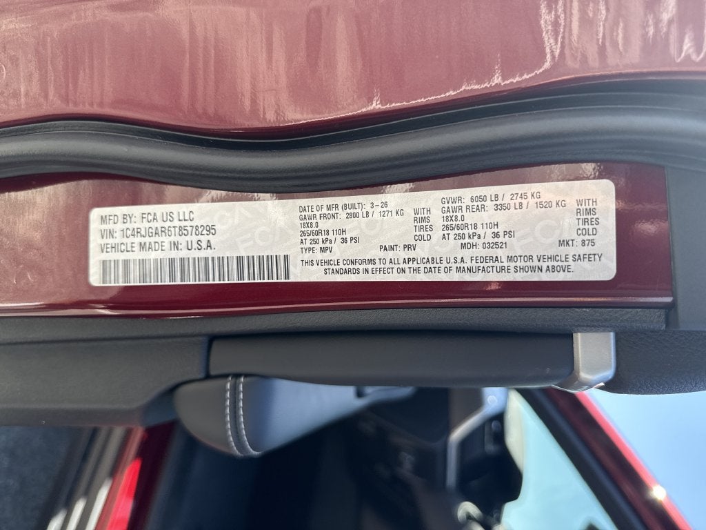 2026 Jeep Grand Cherokee Altitude