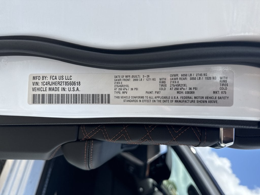 2026 Jeep Grand Cherokee Summit