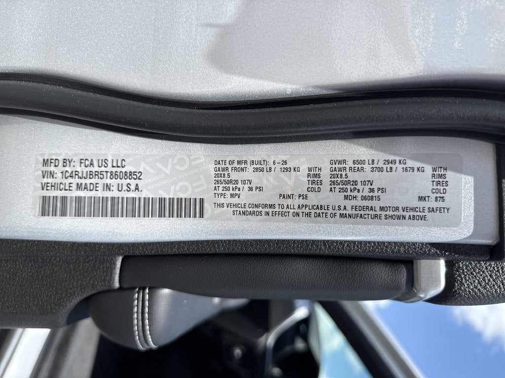2026 Jeep Grand Cherokee L Limited