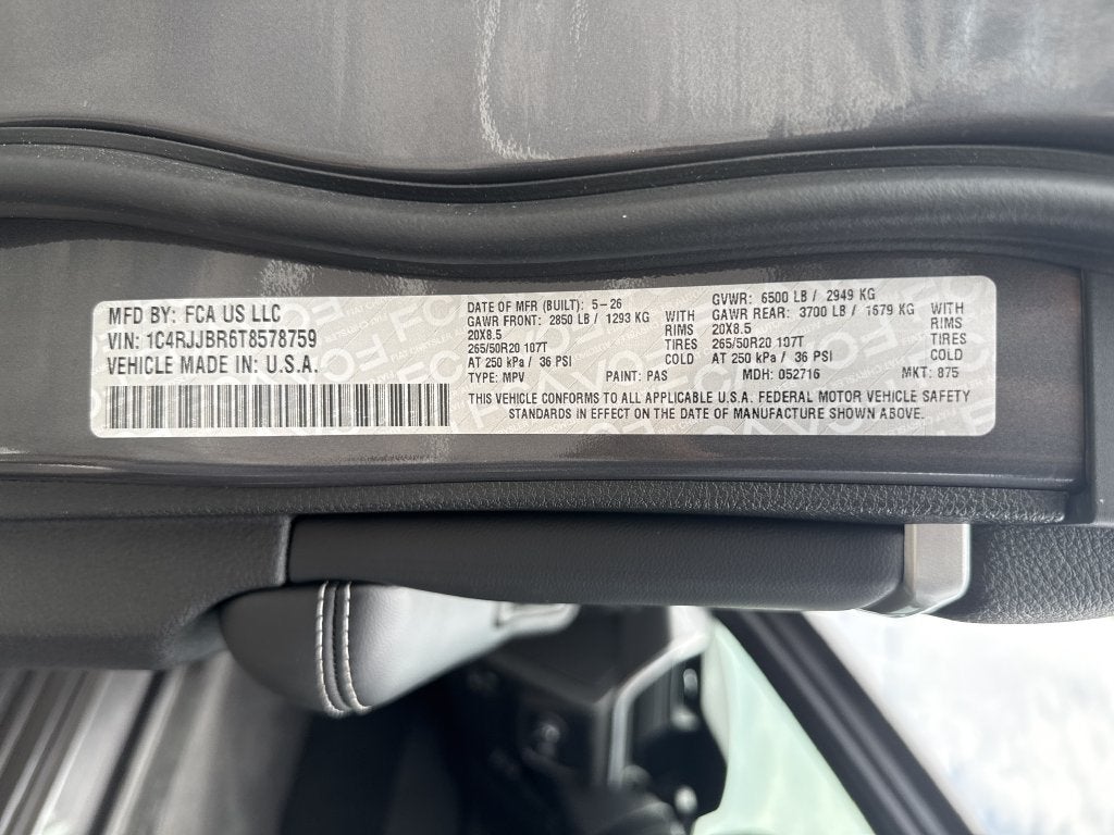 2026 Jeep Grand Cherokee L Limited