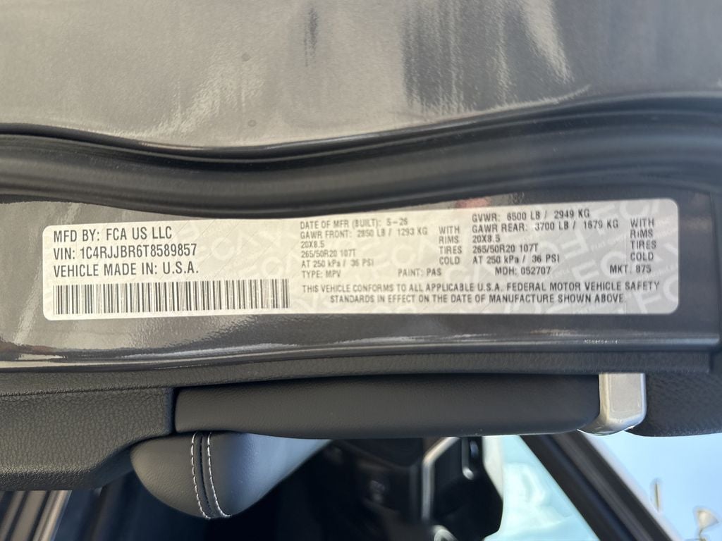 2026 Jeep Grand Cherokee L Limited