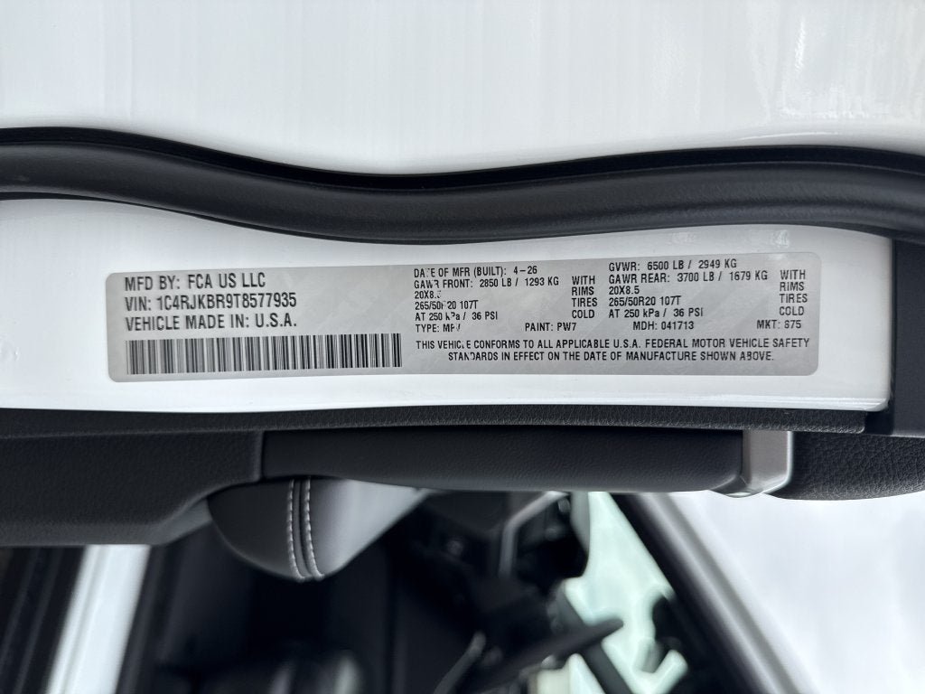2026 Jeep Grand Cherokee L Limited