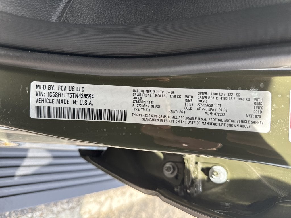 2026 RAM 1500 Big Horn/Lone Star