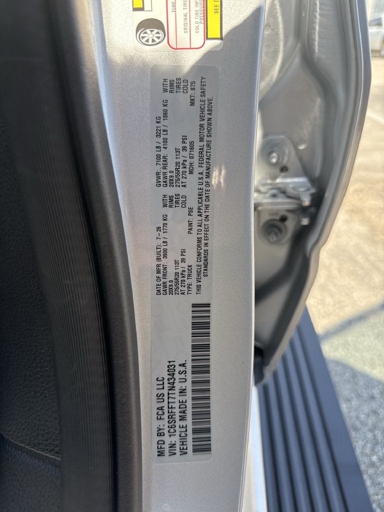 2026 RAM 1500 Big Horn/Lone Star