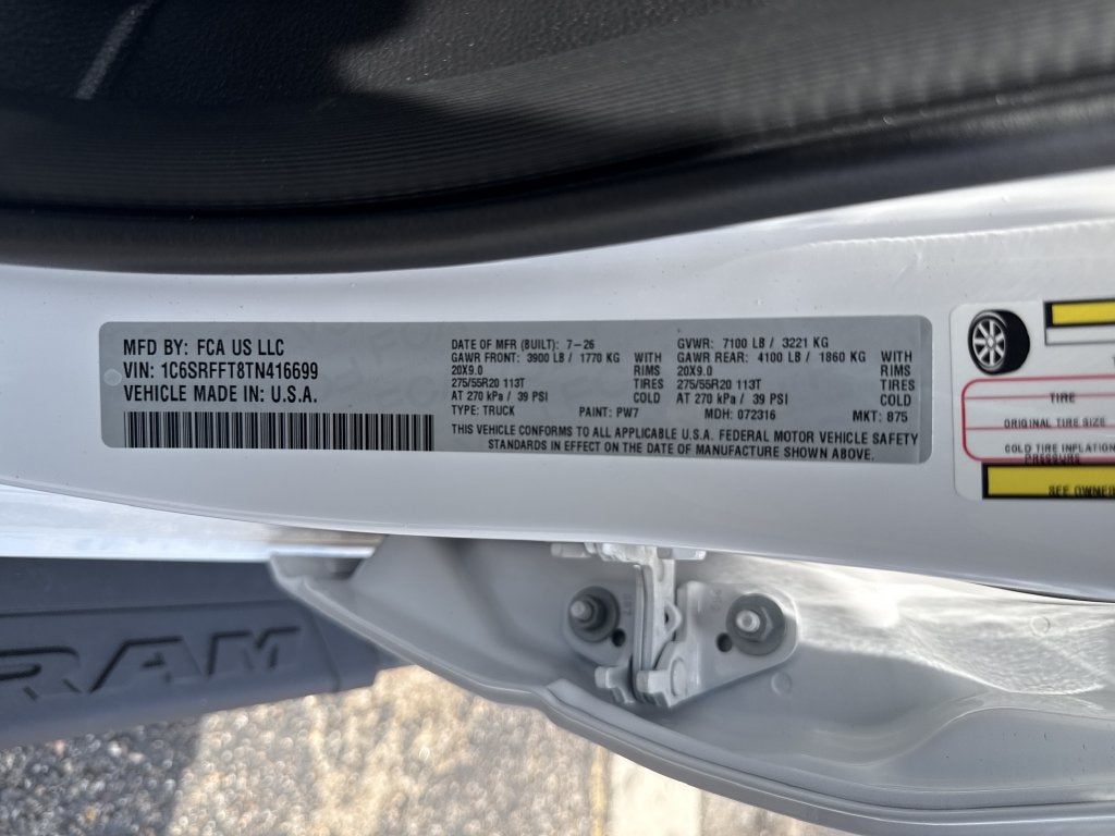 2026 RAM 1500 Big Horn/Lone Star