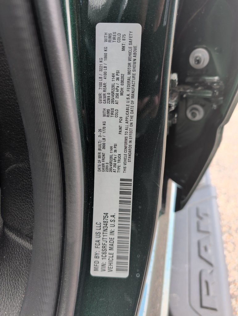 2026 RAM 1500 Laramie