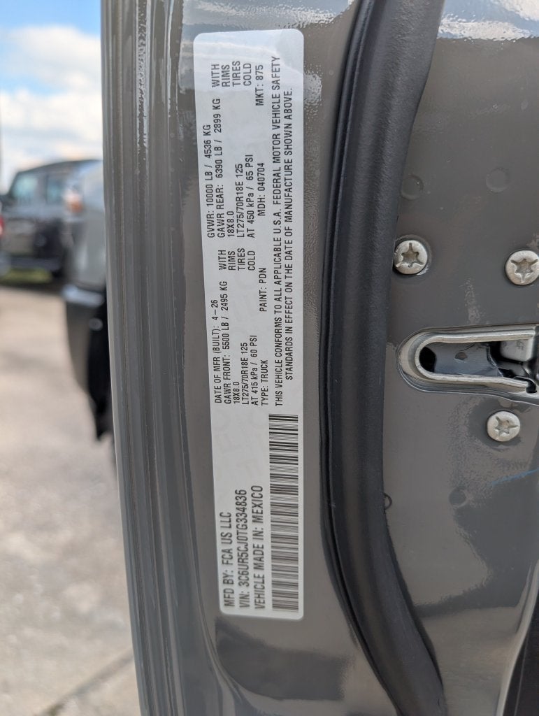 2026 RAM 2500 Tradesman