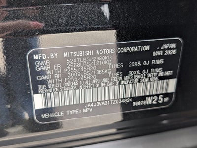2026 Mitsubishi Outlander SE