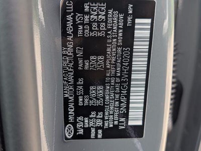 2027 Hyundai Santa Fe SE FWD