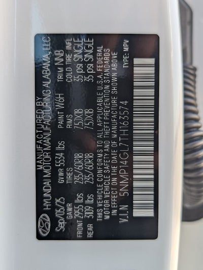 2026 Hyundai Santa Fe SE FWD