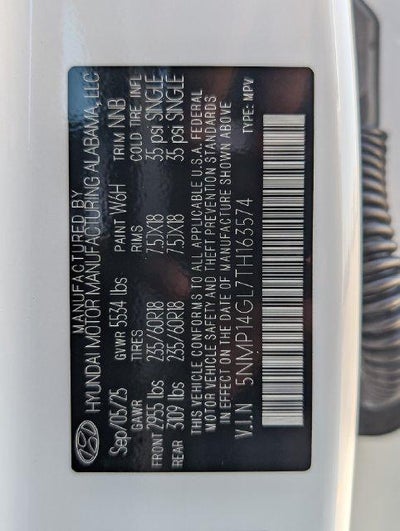 2026 Hyundai Santa Fe SE FWD