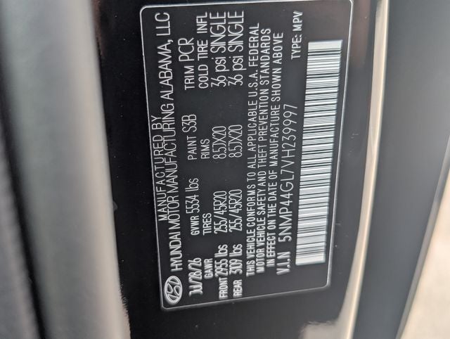 2027 Hyundai Santa Fe Limited FWD