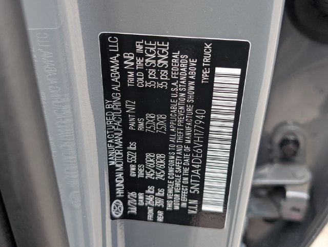 2027 Hyundai Santa Cruz SE FWD