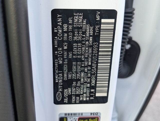 2027 Hyundai Palisade Hybrid Blue SEL 7P