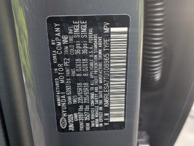 2026 Hyundai Palisade Hybrid SEL 7P