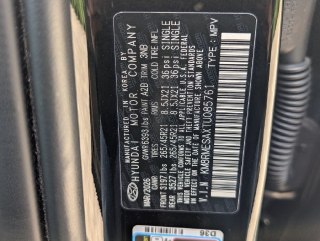 2026 Hyundai Palisade Hybrid Calligraphy