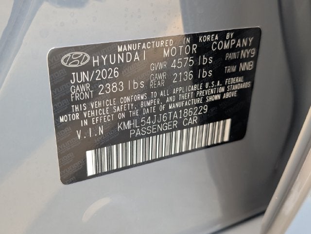 2026 Hyundai Sonata Hybrid Limited