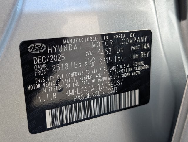 2026 Hyundai Sonata SEL Sport