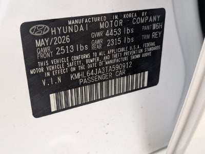 2026 Hyundai Sonata SEL Sport