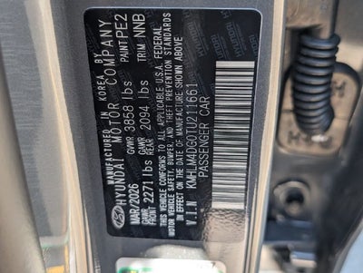 2026 Hyundai Elantra SEL Sport